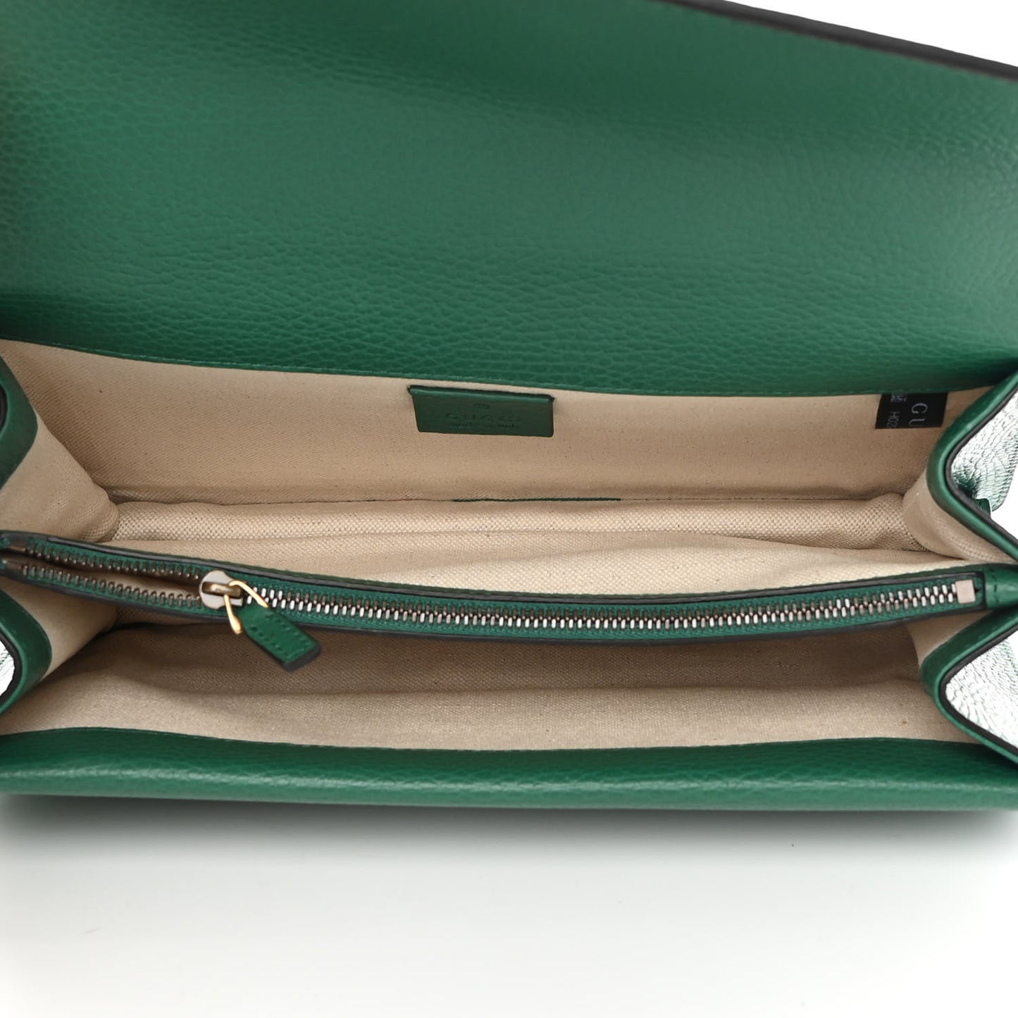 Pebbled Calfskin Small Dionysus Shoulder Bag Emerald