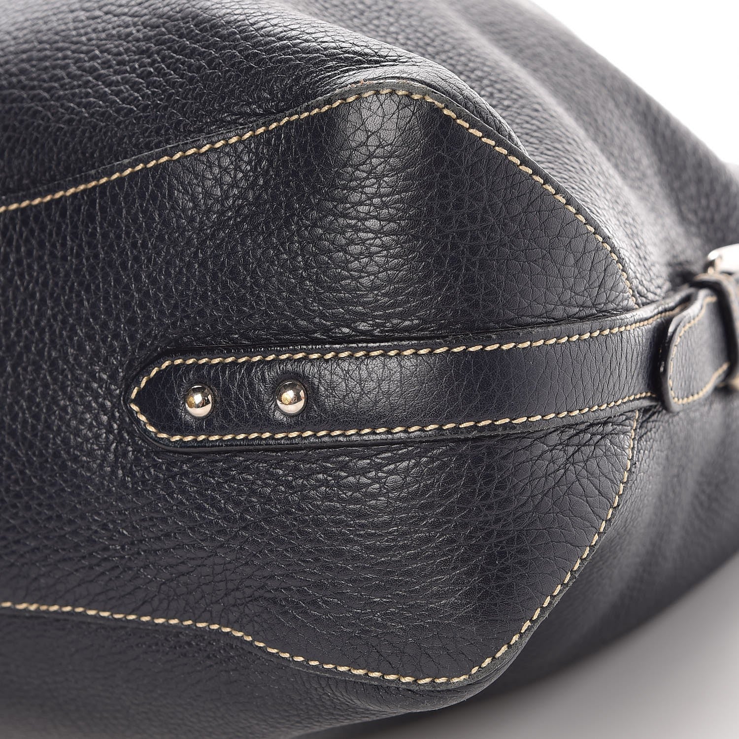 Prada Vitello Daino Rope Hobo Black 13 of 13