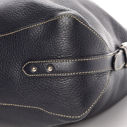 Prada Vitello Daino Rope Hobo Black 13 of 13