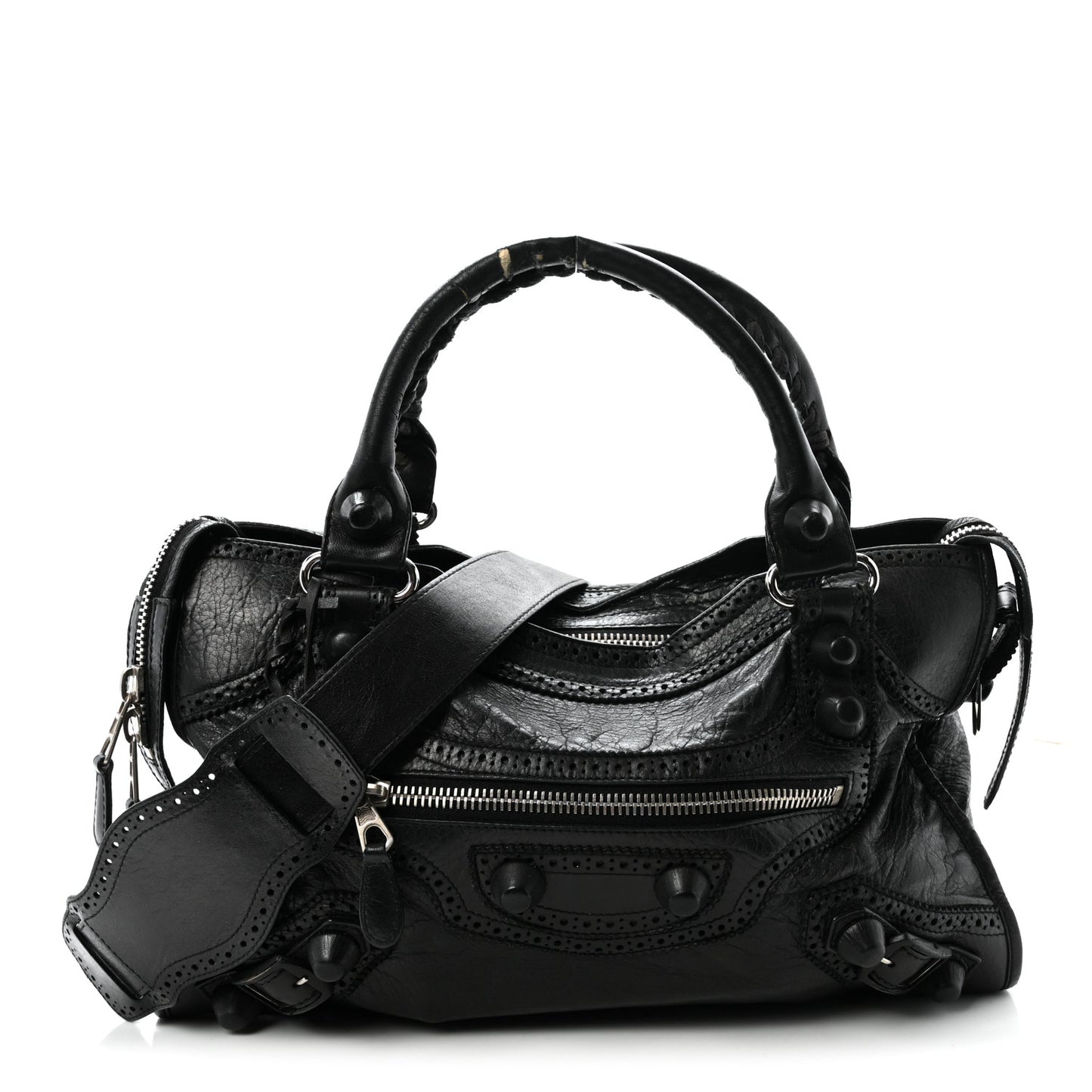 Agneau Giant Brogues Hardware City Black