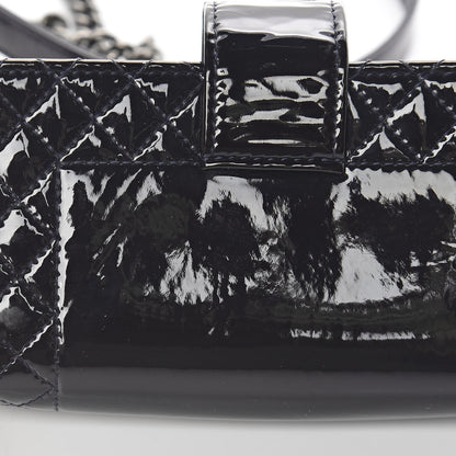 Chanel Patent Mini Boy Reverso Phone Holder Crossbody Navy 12 of 15