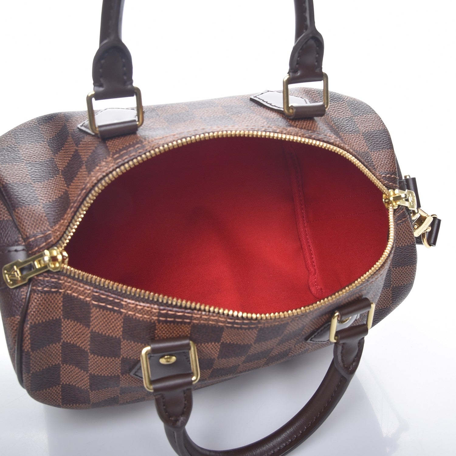 Louis Vuitton Damier Ebene Speedy Bandouliere 25 6 of 10