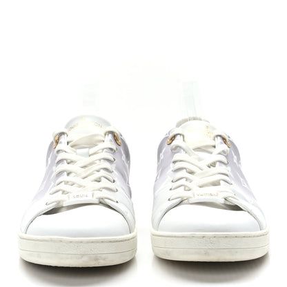 Louis Vuitton Calfskin Monogram Frontrow Sneakers 41 White Black 2 of 7