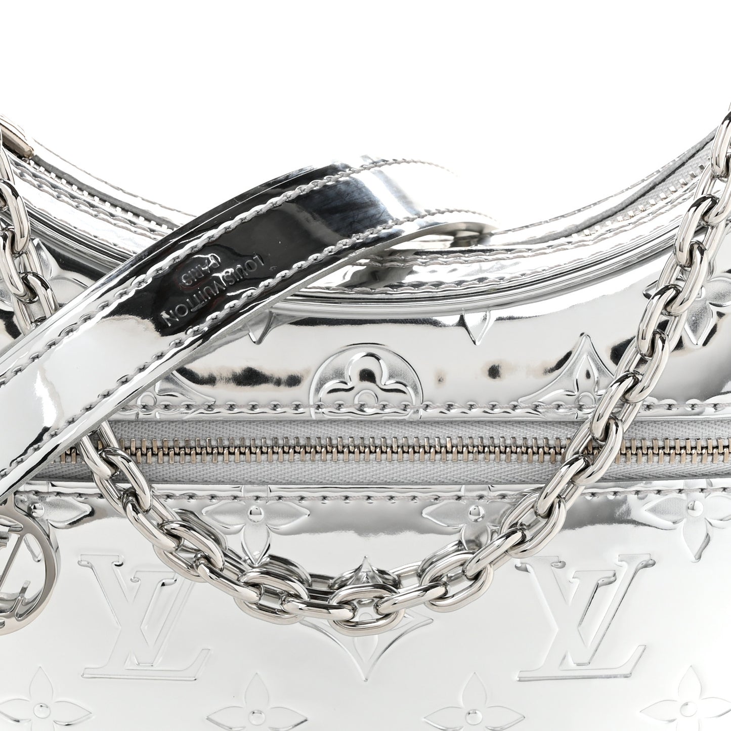 Monogram Miroir Loop PM Silver