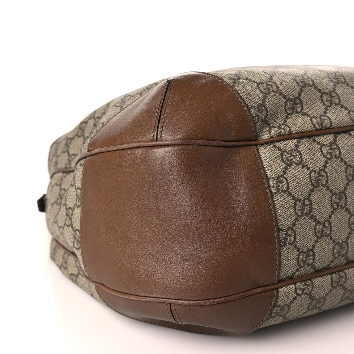 Gucci GG Supreme Monogram Margaux Calfskin Medium Nice Hobo Beige Ebony Acero 8 of 12