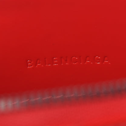 Balenciaga Patent Quilted XXS Ville Top Handle Bag Red 8 of 9