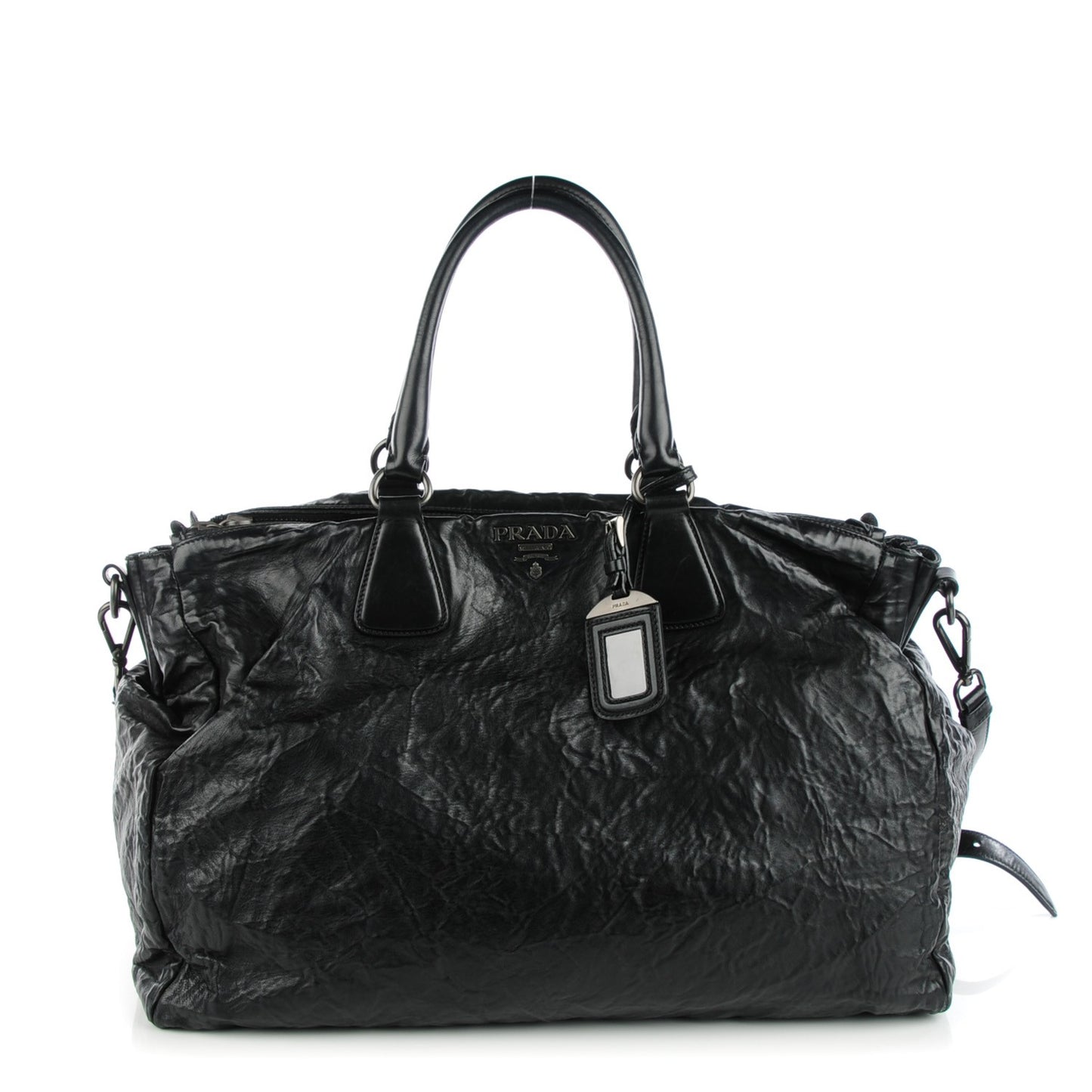 Nappa Antique Satchel Nero Black