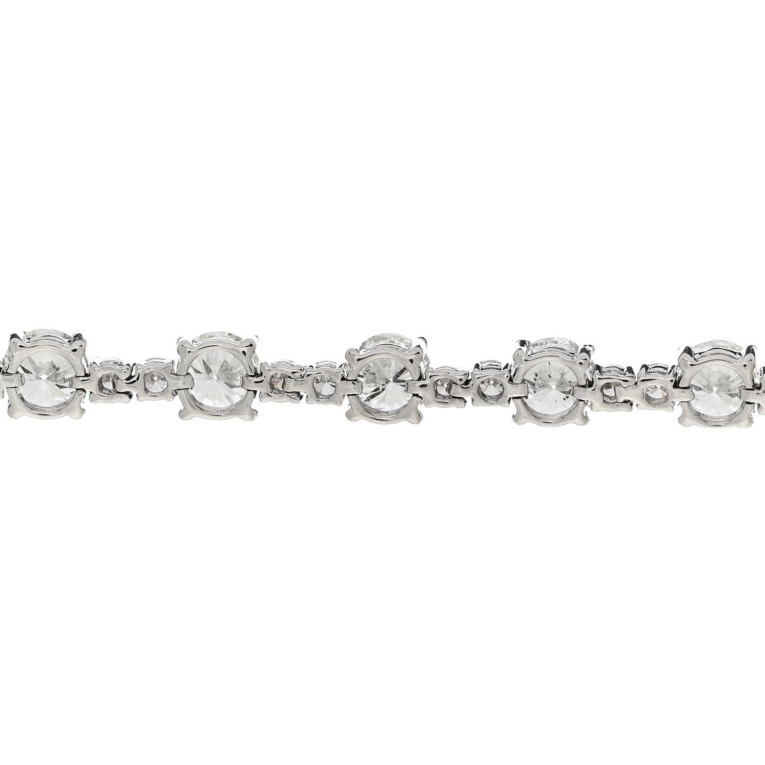 Parker & West by FASHIONPHILE 18K White Gold Diamond 11.36ctw Tennis Bracelet M 5 of 6