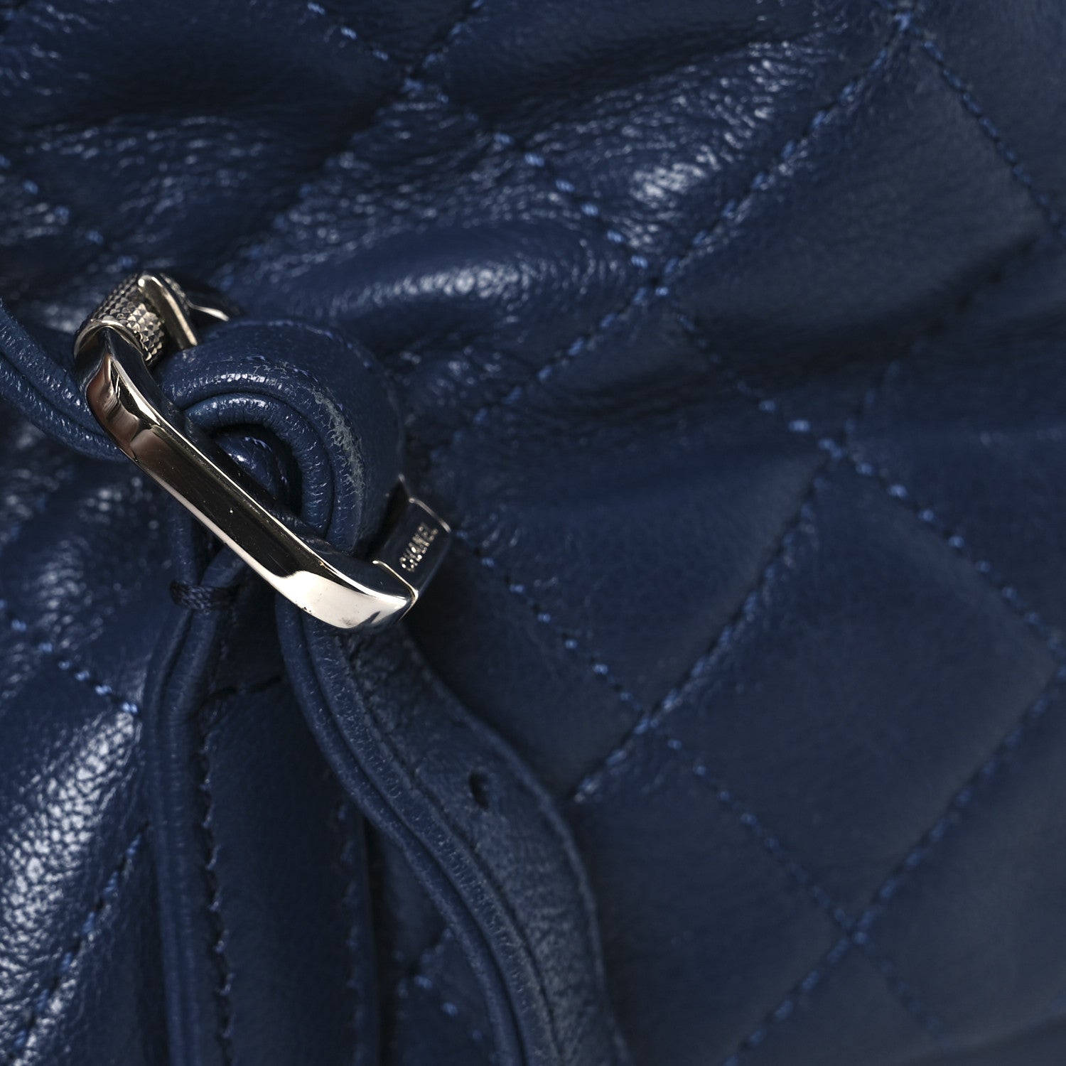 Chanel Calfskin Quilted Small Urban Spirit Backpack Blue 1712893