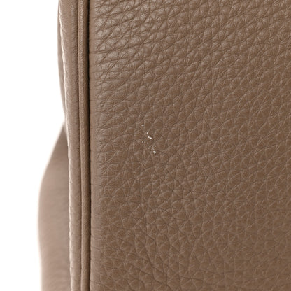 Hermes Taurillon Clemence Birkin 30 Etoupe 11 of 13
