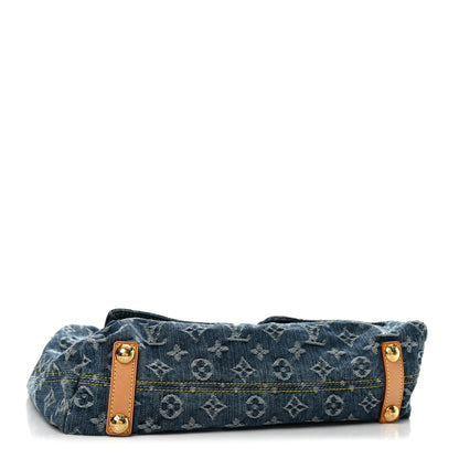 Louis Vuitton Denim Baggy GM Blue 3 of 11