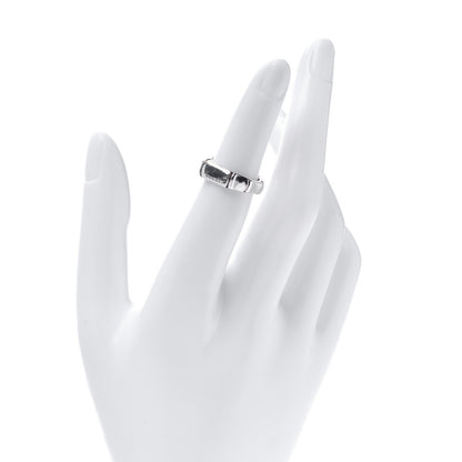 Gucci Sterling Silver Bamboo Band Ring 49 4.75 2 of 6