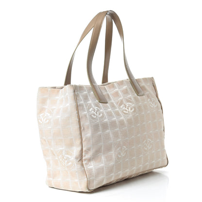 Chanel Nylon Medium Travel Tote Beige 3 of 24