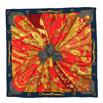 Hermes Silk Soleil De Soie Scarf 90 1 of 4