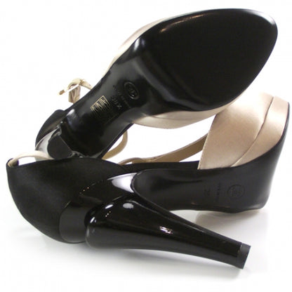 Chanel Satin Star Jeweled T-Strap Platform Pumps 38.5 4 of 8