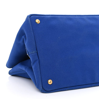 Prada Canapa Logo Tote Cobalto 9 of 10