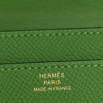 Hermes Epsom Constance Long To Go Wallet Vert Yucca 6 of 12
