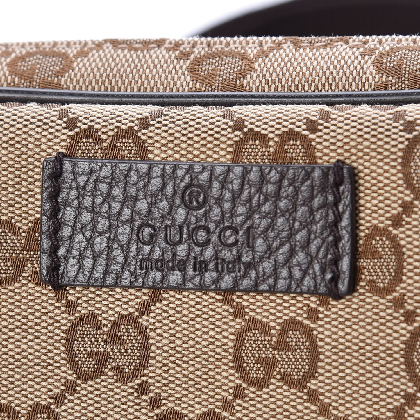 Monogram Belt Bag Dark Brown