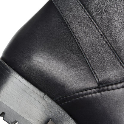 Louis Vuitton Calfskin Monogram Discovery Flat Ankle Boots 36 Black 10 of 12