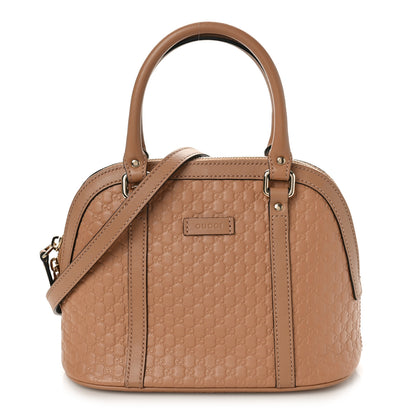 Gucci Soft Microguccissima Mini Dome Bag Camelia 1 of 9