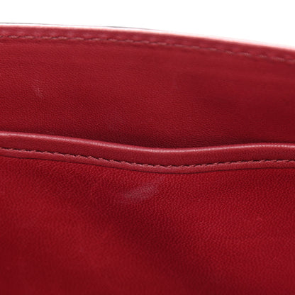 Valentino Garavani Vitello Embellished Small Glam Lock Rockstud Flap Dark Red 7 of 12