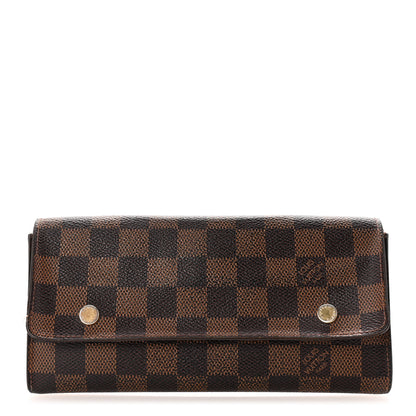 Louis Vuitton Damier Ebene Portefeuille Long Modulable Wallet 1 of 7