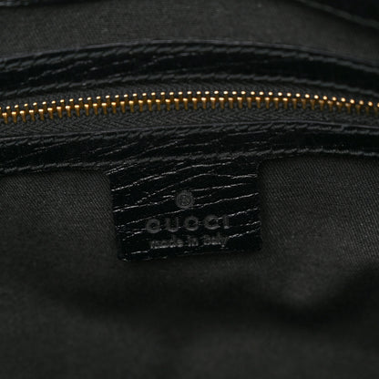 Gucci Monogram Web Junco Shoulder Bag Black 10 of 25