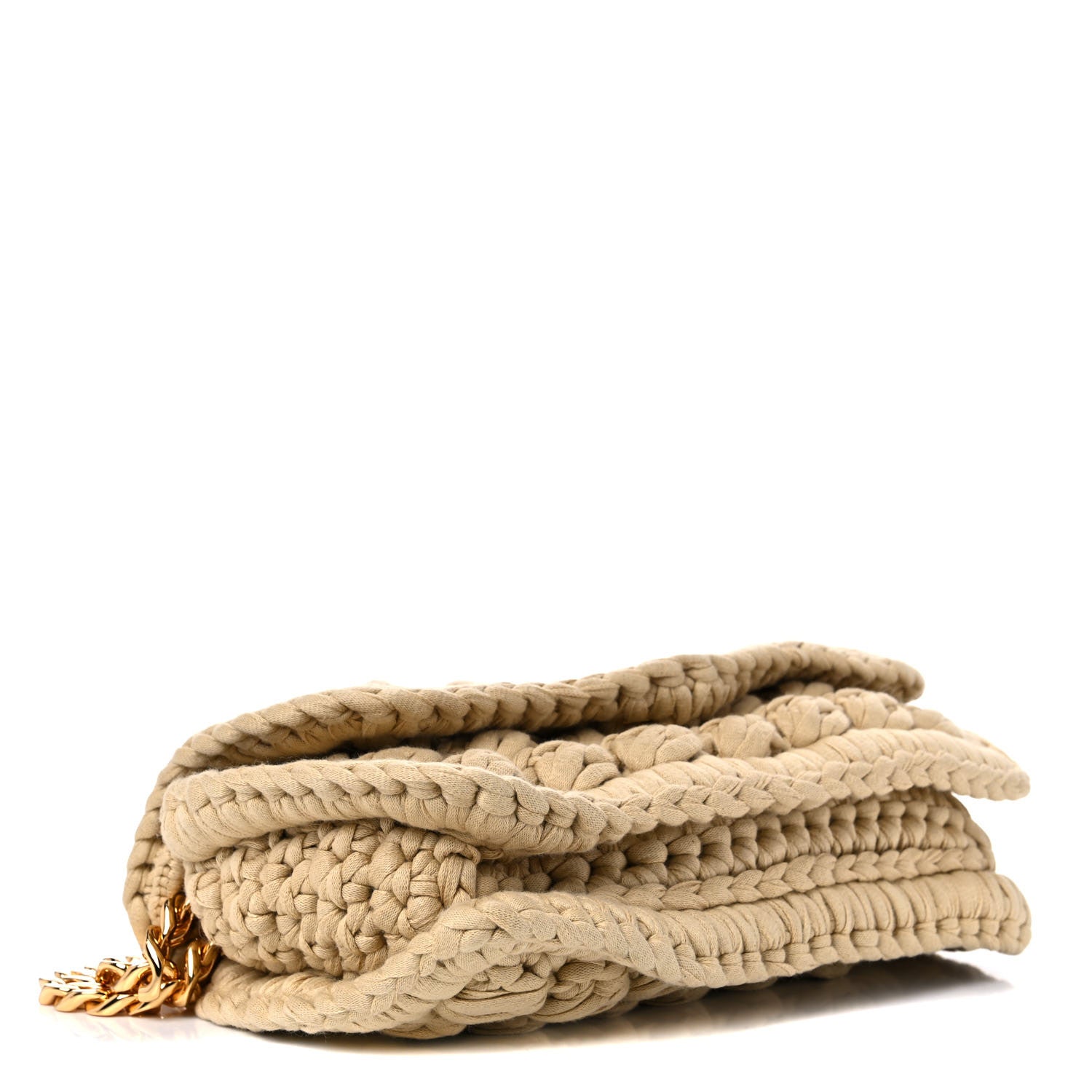 Bottega Veneta Jersey Crochet Shoulder Bag Sand 4 of 8