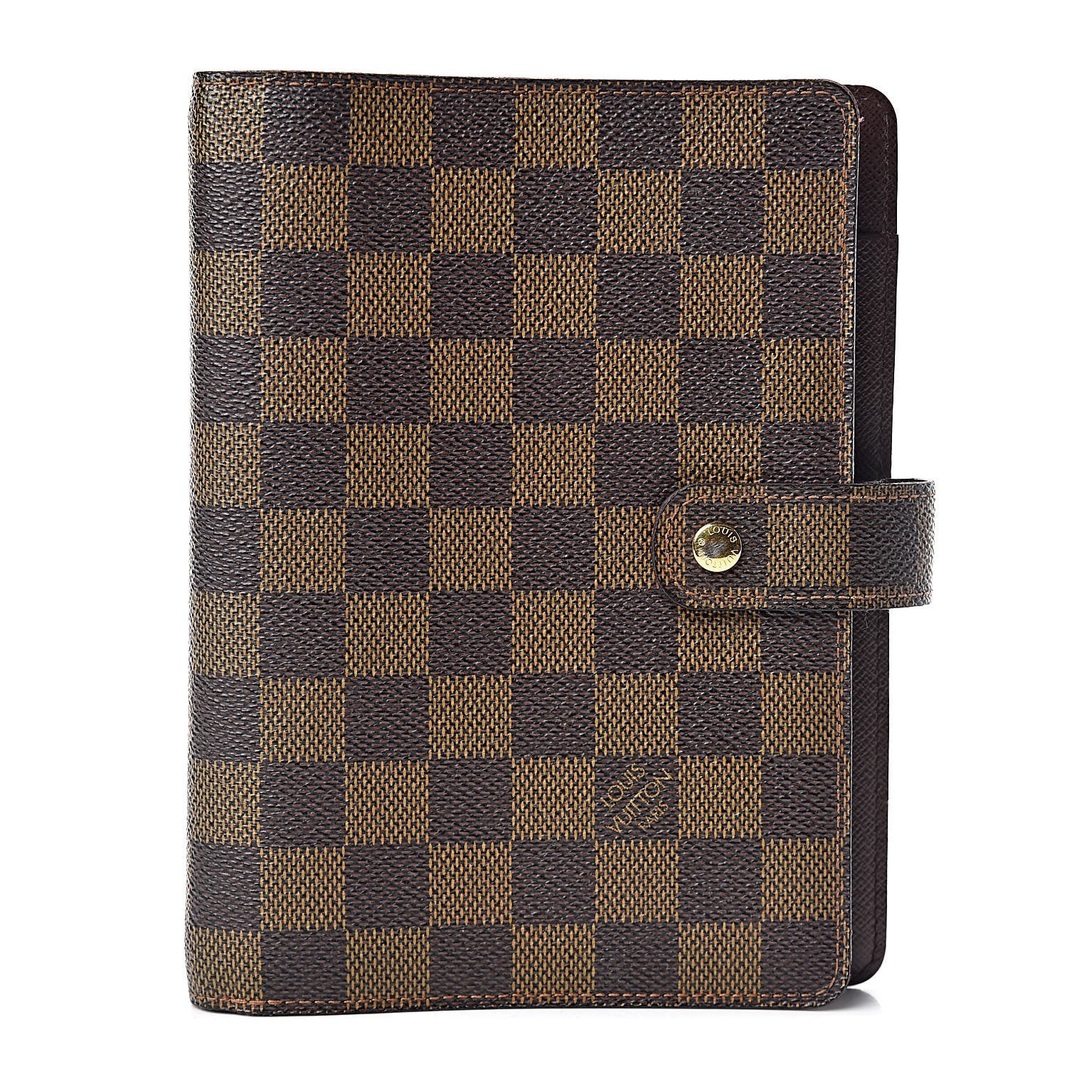 Louis Vuitton Damier Ebene Medium Ring Agenda Cover 1 of 15