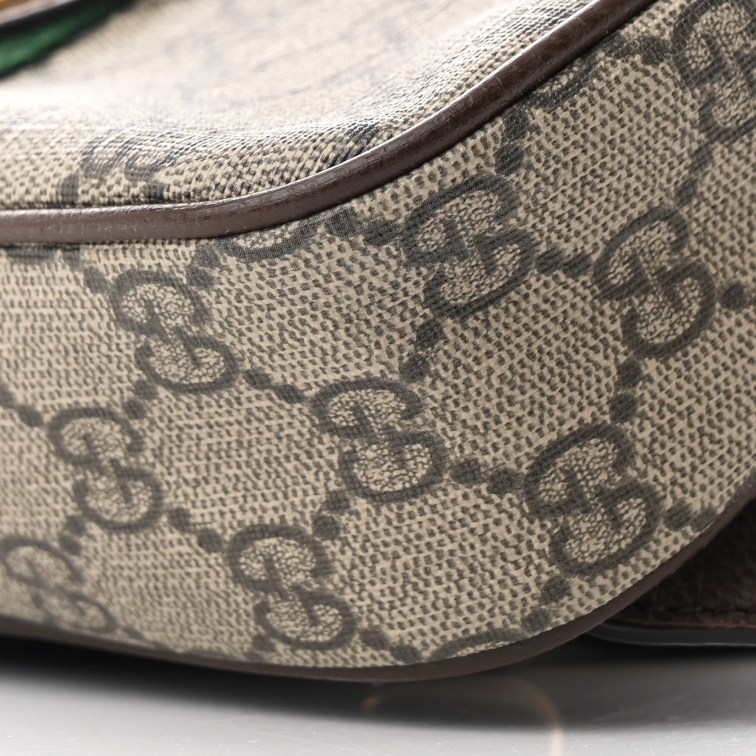 Gucci Soft GG Supreme Monogram Medium Ophidia Belt Bag Dark Brown 10 of 10