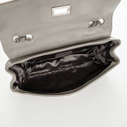 Chanel Lambskin East West Mademoiselle Flap Grey 5 of 12