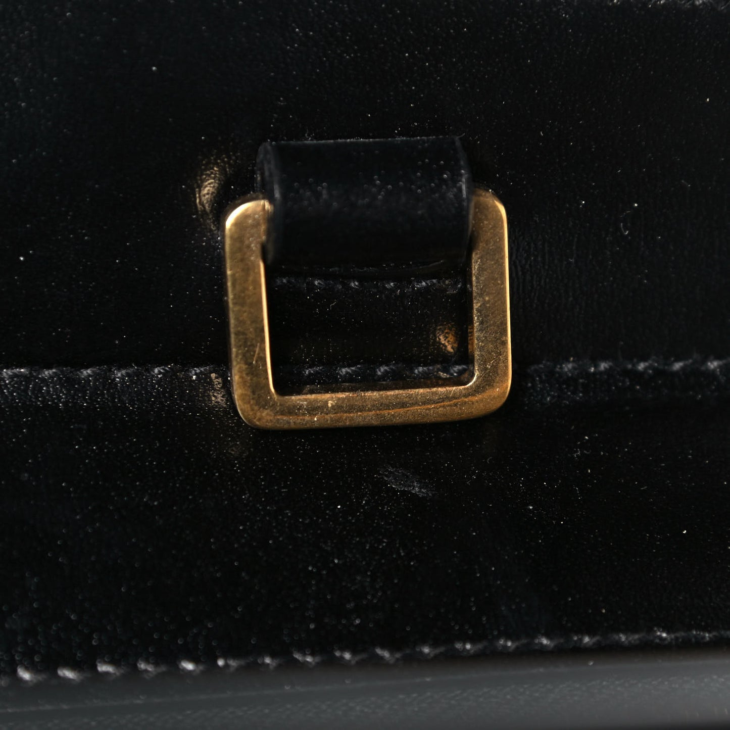 Shiny Calfskin Large Uptown Tote Black