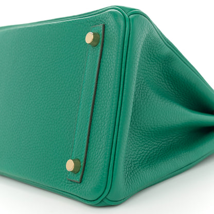 Hermes Togo Birkin 30 Vert Vertigo 10 of 11