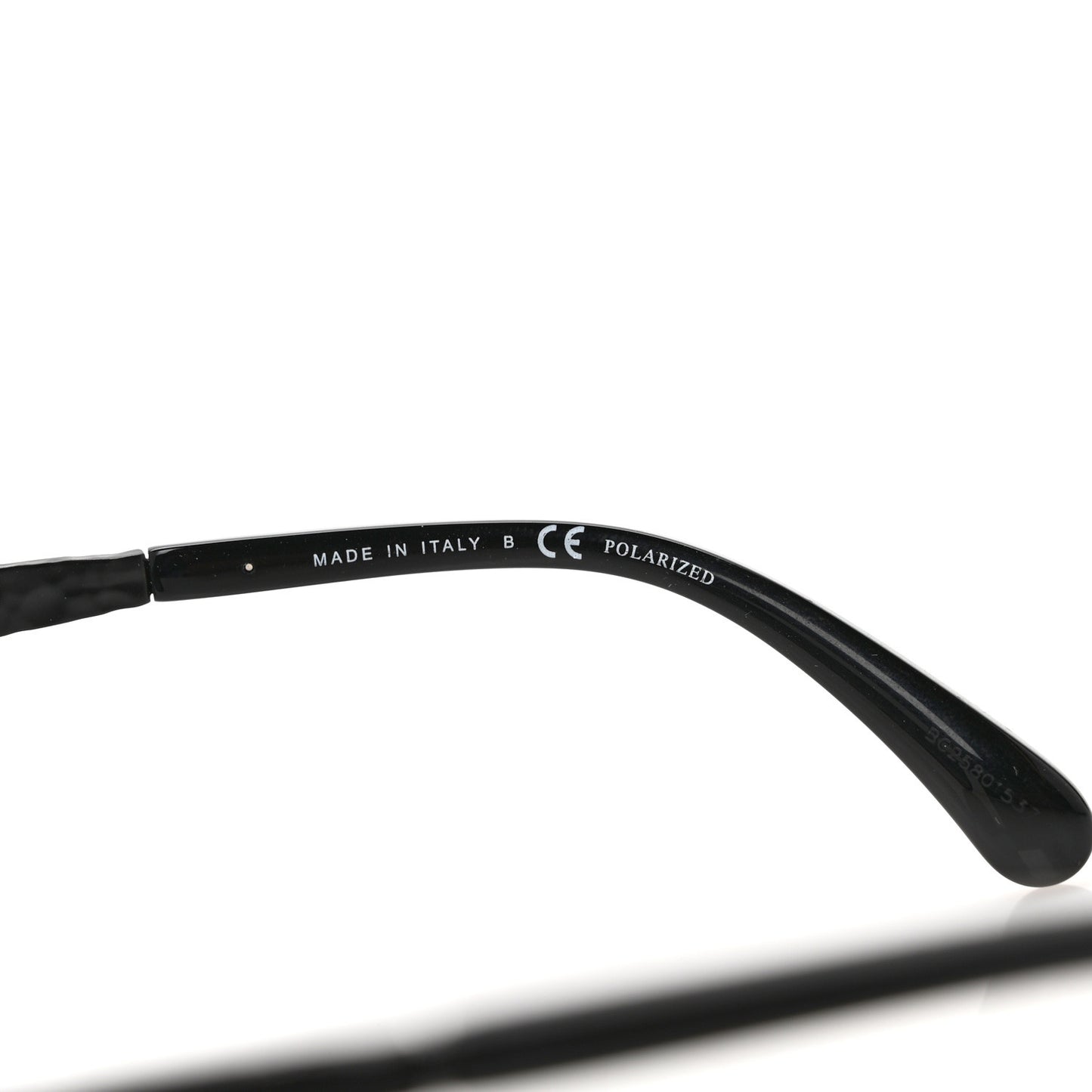 Acetate Metal Polarized Pantos Sunglasses 5440-A Black