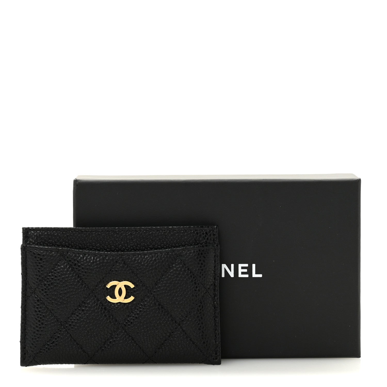 Chanel Caviar Quilted Card Holder Black 11 of 11