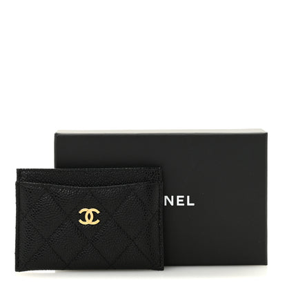 Chanel Caviar Quilted Card Holder Black 11 of 11