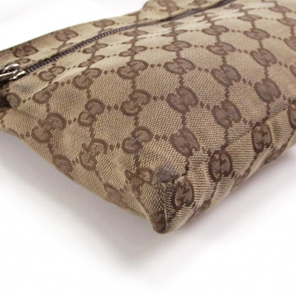 Gucci GG Monogram Double Pocket Belt Bag Dark Brown 5 of 10