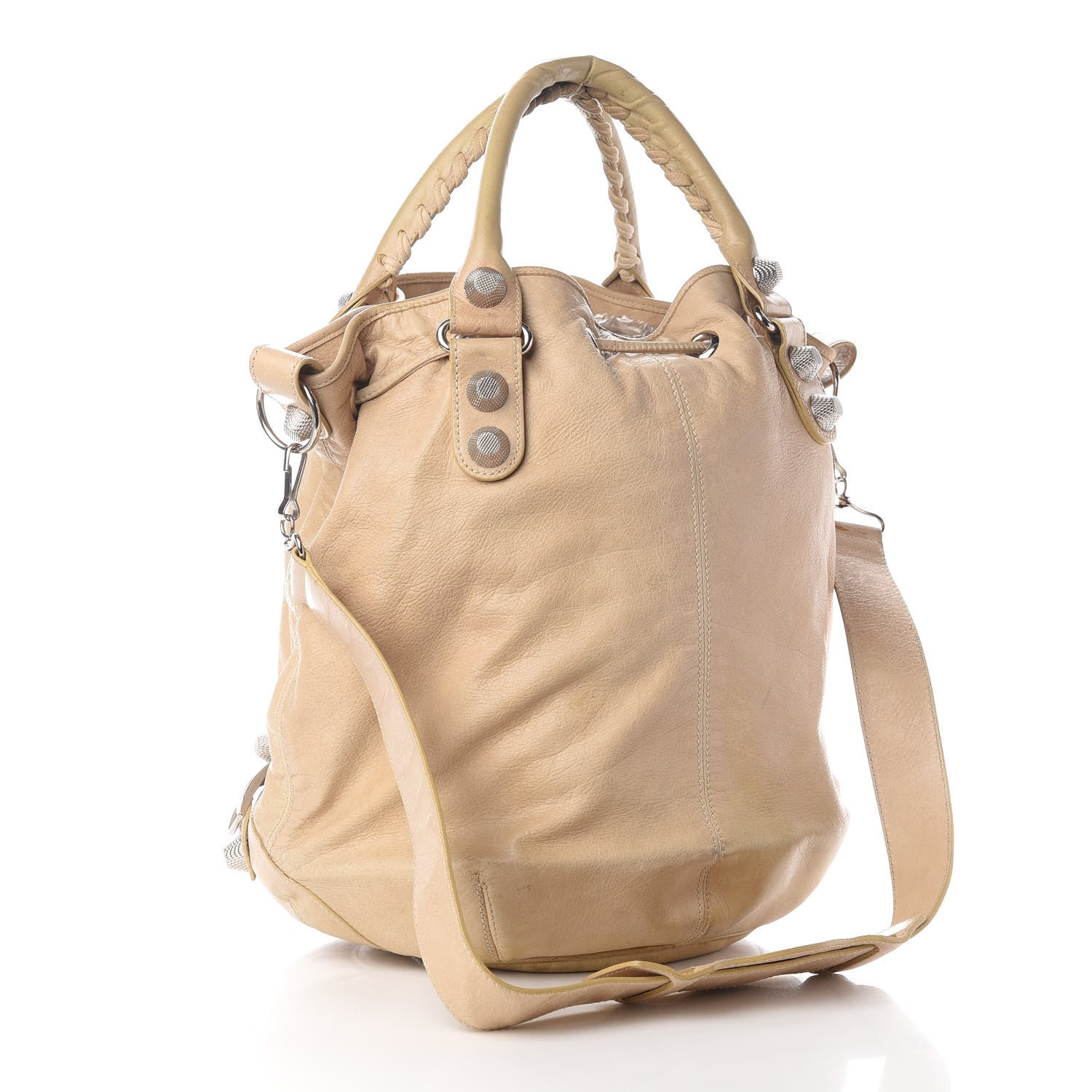 Balenciaga Agneau Giant 21 Silver Hardware Hardware Pompon Sahara 2 of 14