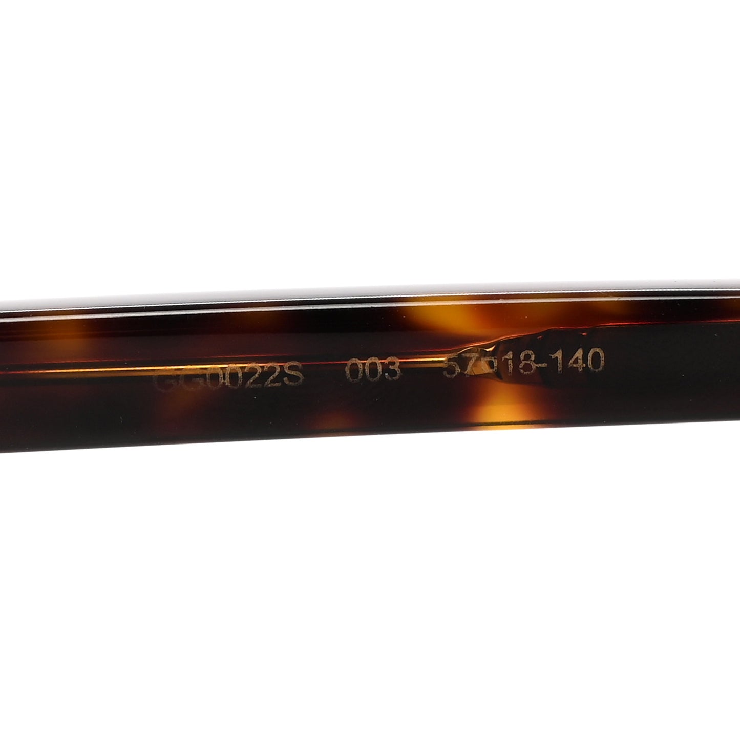 Acetate GG Sunglasses GG0022S Havana