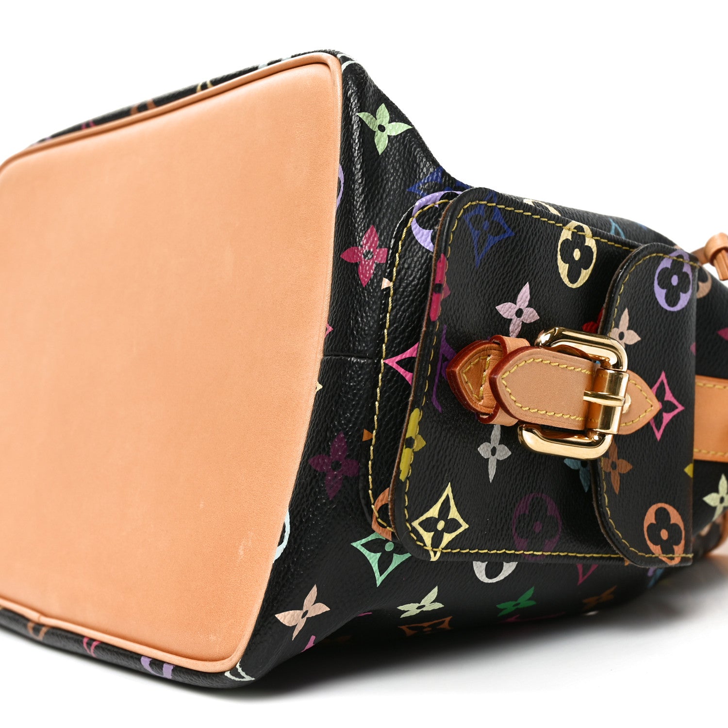 Louis Vuitton Monogram Multicolor Petit Noe Black 9 of 9