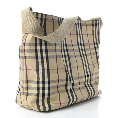 Burberry Vintage Check Tote Beige 3 of 10