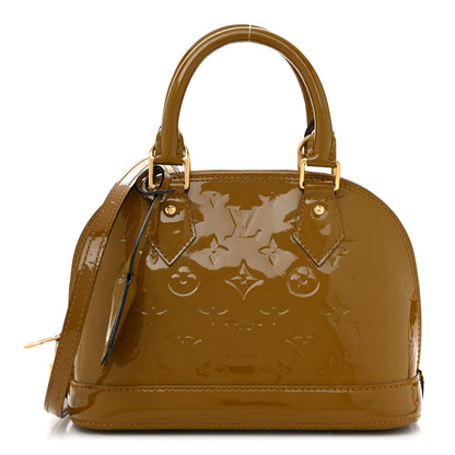 Louis Vuitton Vernis Alma BB Vert Olive 1 of 12
