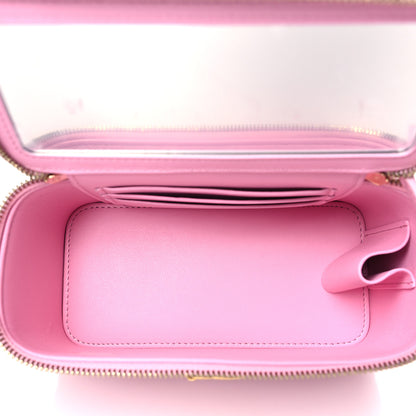 Chanel Caviar Quilted Sweetheart Vanity Case Pink 5 of 11