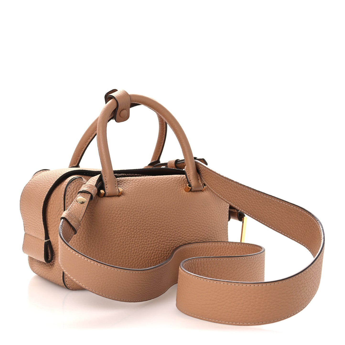 Taurillon Soft Mini Cool Box Satchel Latte