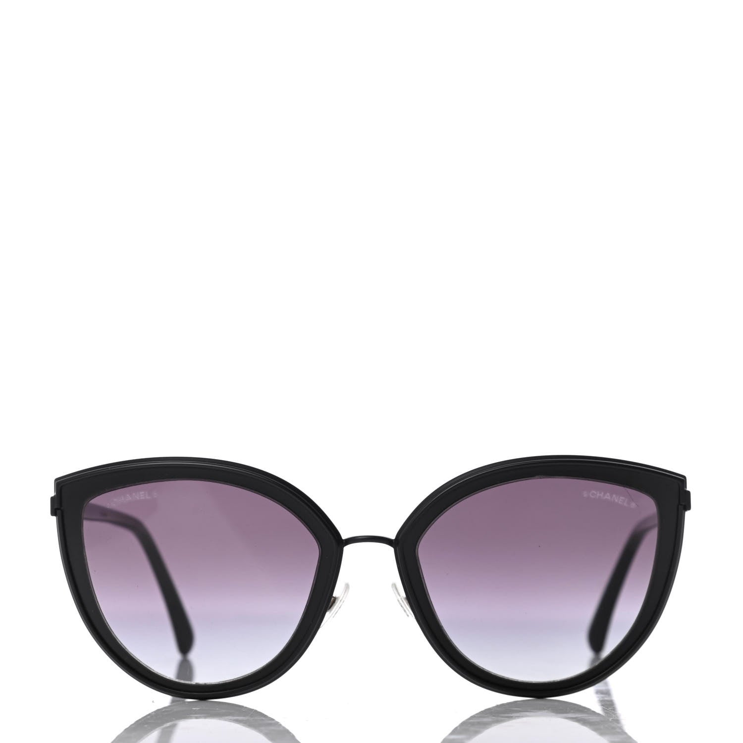 Chanel Cat Eye Sunglasses 4222 Black 2 of 8