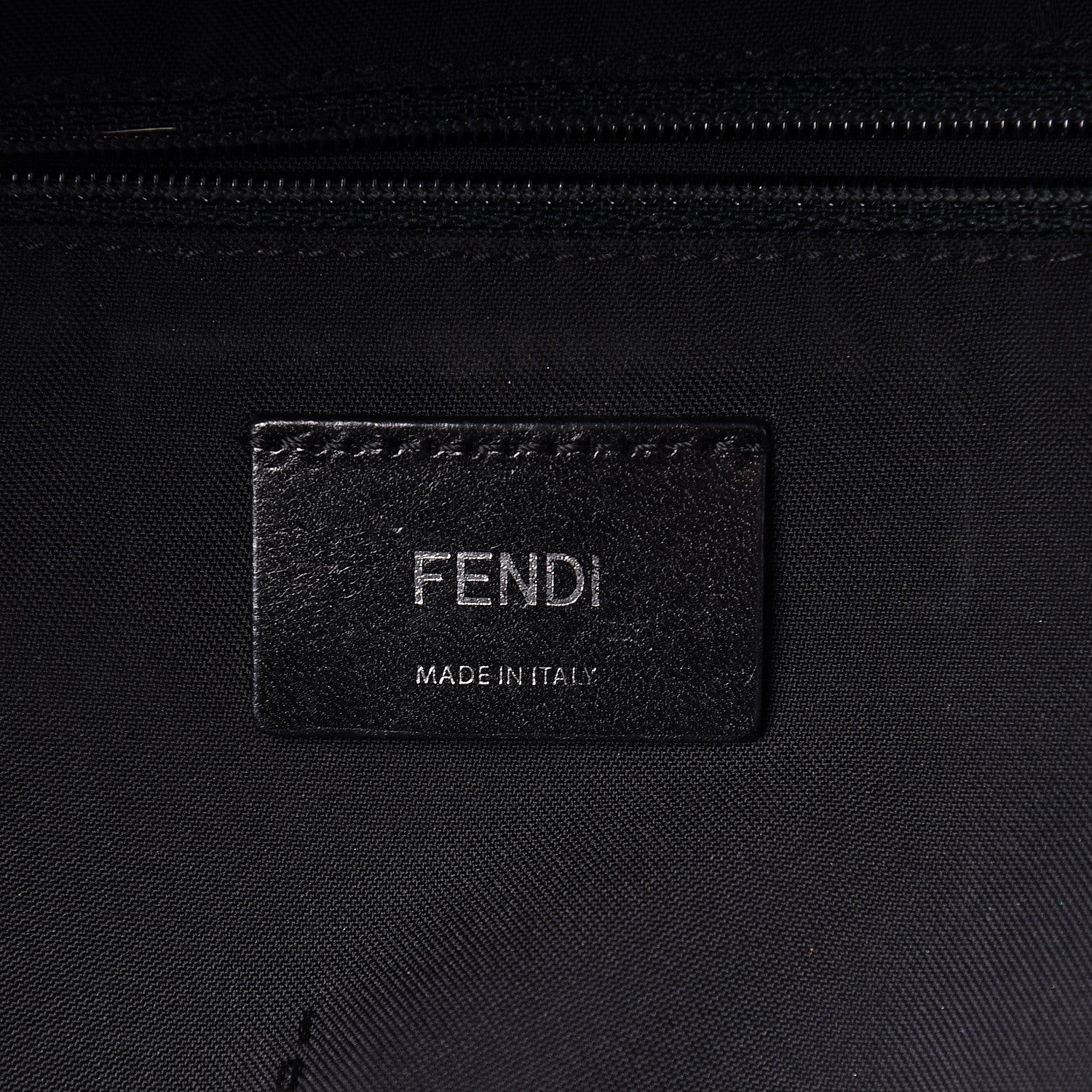 Fendi Nylon Vitello Elite Monster Eyes Rounded Backpack Blue Scuro White Multicolor 6 of 17