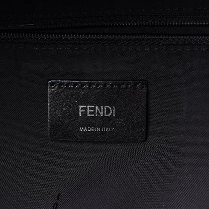 Fendi Nylon Vitello Elite Monster Eyes Rounded Backpack Blue Scuro White Multicolor 6 of 17