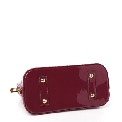 Louis Vuitton Vernis Alma BB Magenta 3 of 12