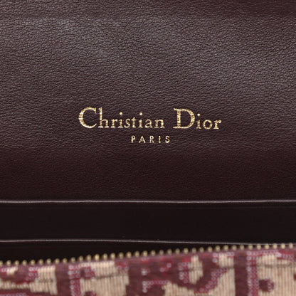 Christian Dior Oblique Saddle Belt Bag Bordeaux 6 of 11