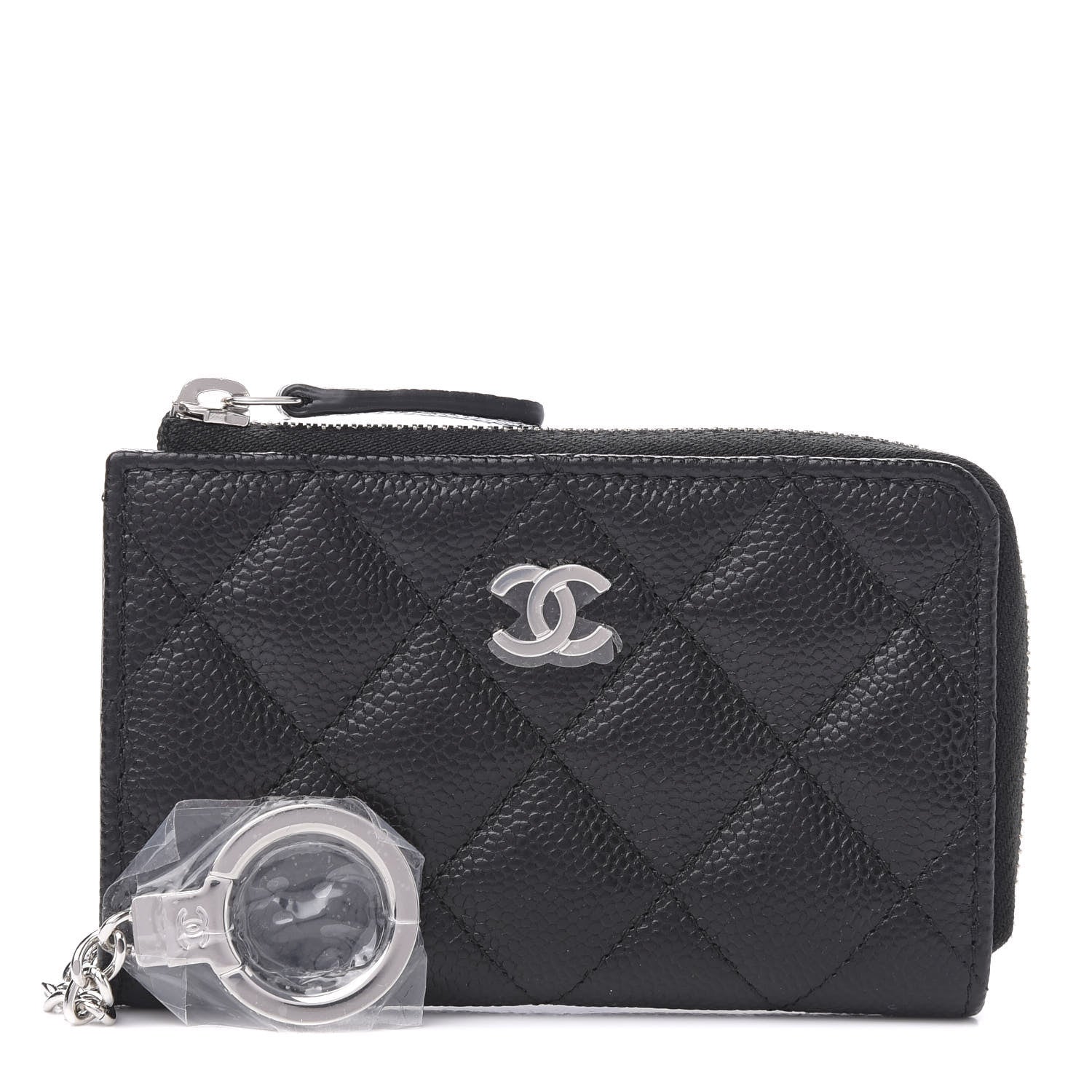 Chanel Caviar Quilted Key Holder Case Black 612661 – FASHIONPHILE